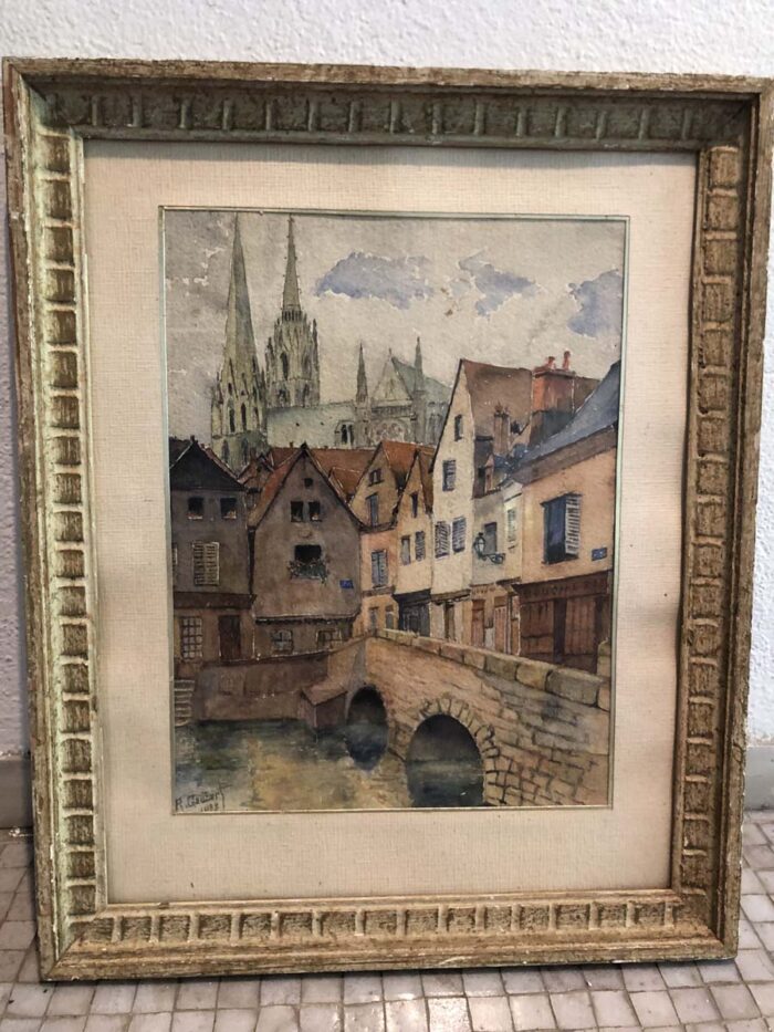 Aquarelle Chartres