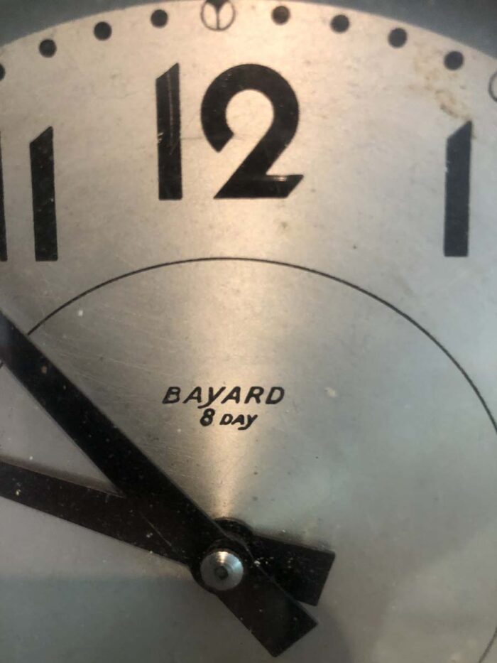 Horloge murale Bayard gros chiffres noirs