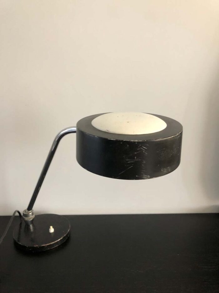 Lampe de bureau jumo 900 design années 60, bras en acier chromé