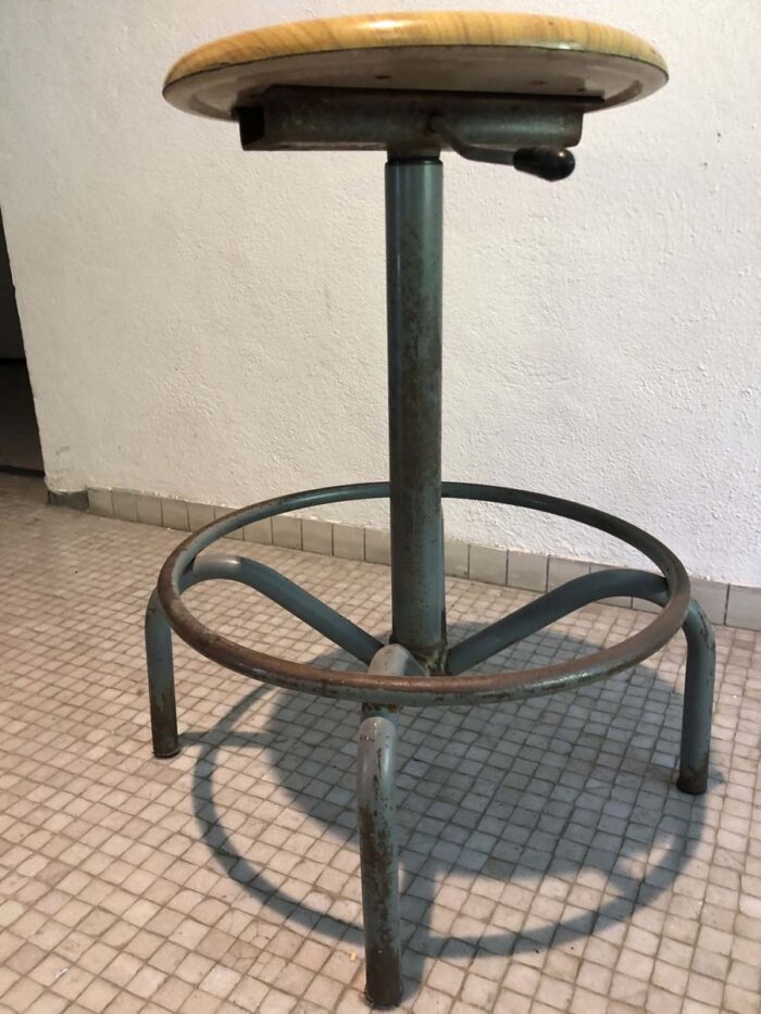 Tabouret industriel français – Image 4